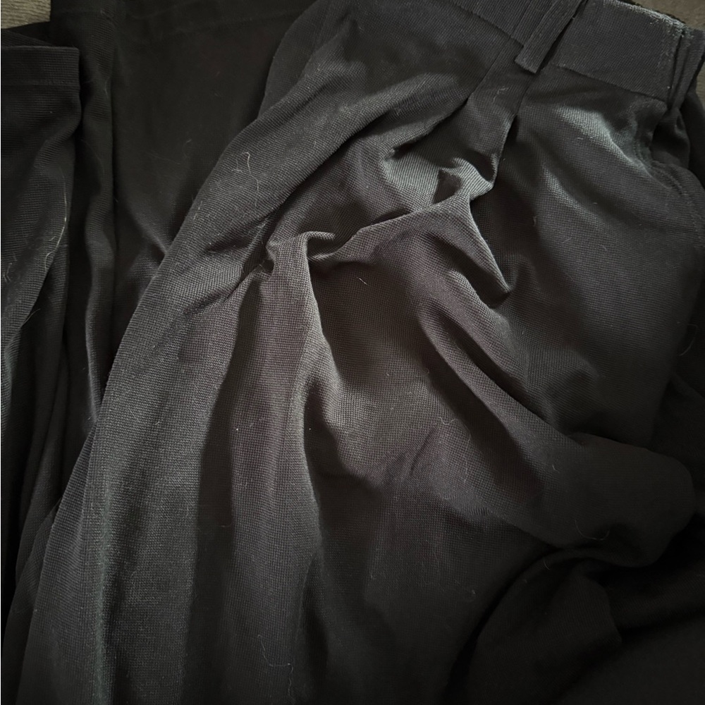 HALARA Black Elastic Waist Pants